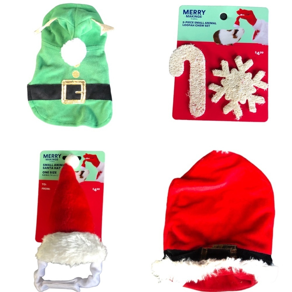Bundle Guinea Christmas Holiday habitat costume toy​